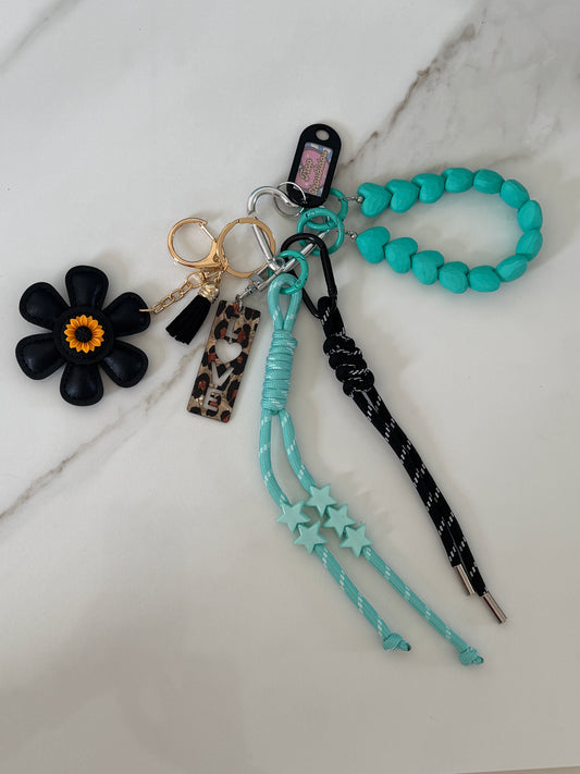 Grigri Chic Menthe & Fleur Noire – Édition Trop Choubidou