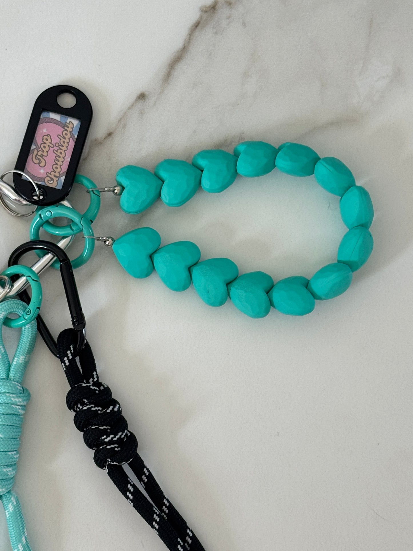 Grigri Chic Menthe & Fleur Noire – Édition Trop Choubidou